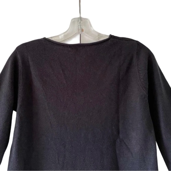 NWT Motherhood Maternity Womens Black Long Sleeve V-Neck Maternity Sweater Small - Picture 9 of 9